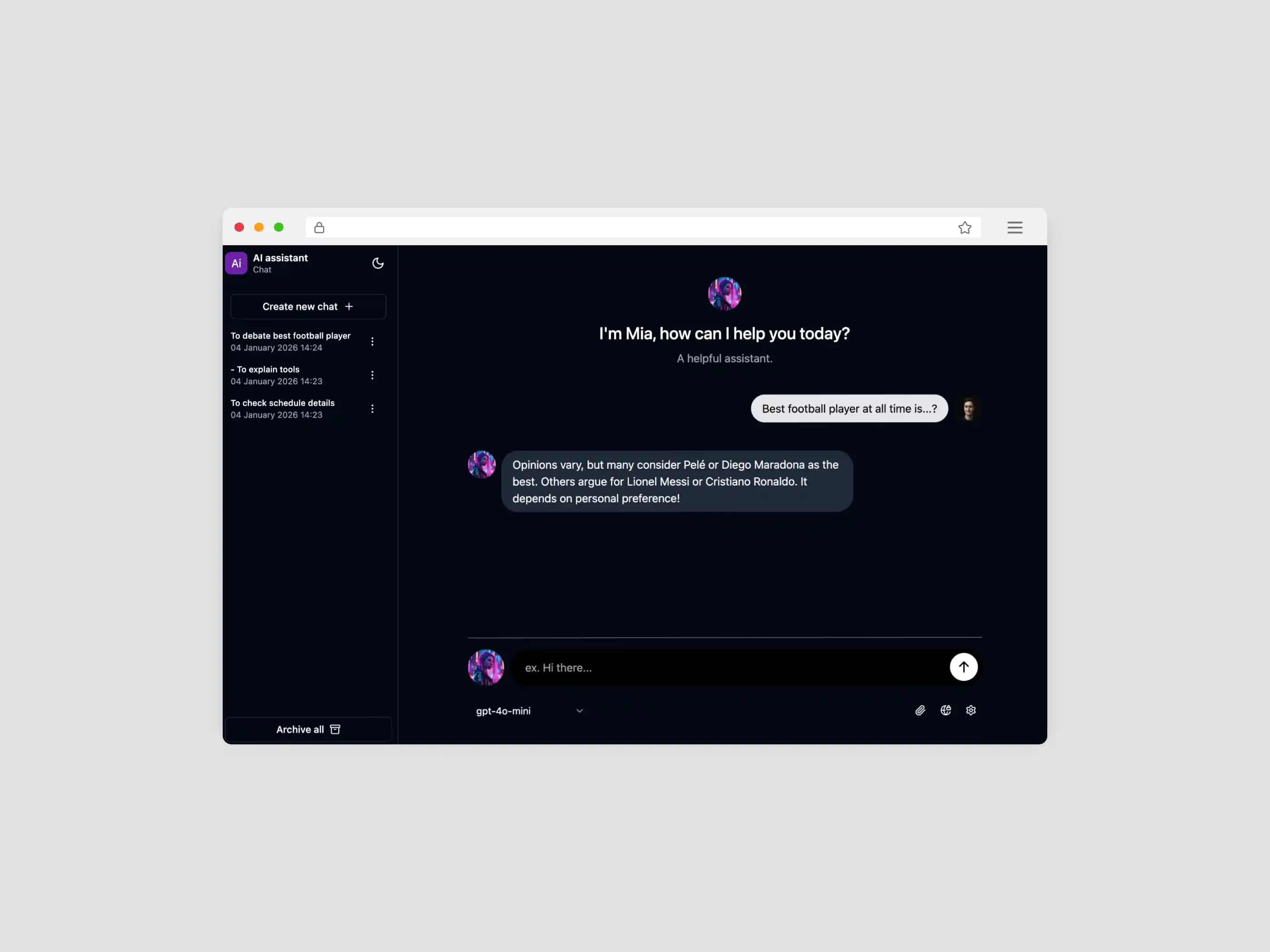 Prywatny asystent AI